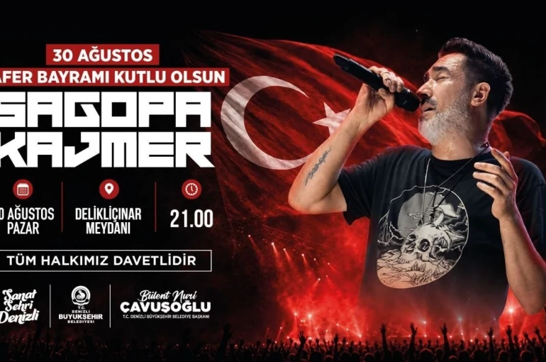 Büyük Zaferin 104. yılında Denizli’de Sagopa Kajmer rüzgarı esecek