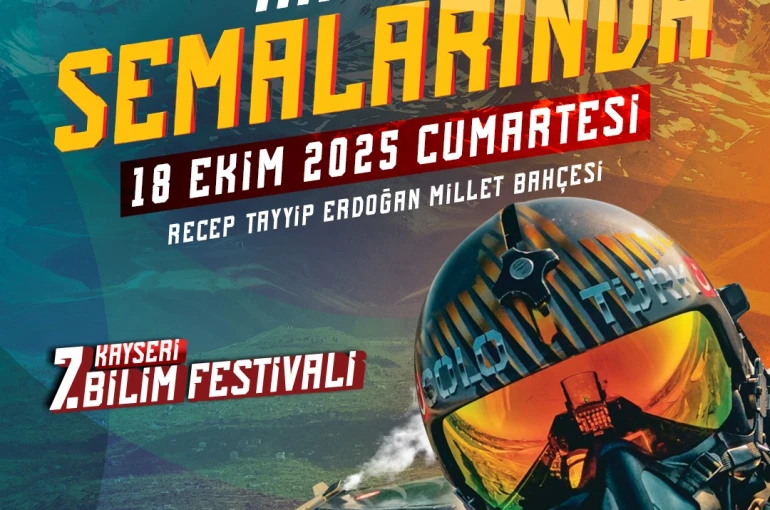 Büyükşehirin bilim festivali gökyüzünde Solotürk ile taçlanacak
