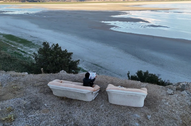 Buzul çağından bu yana Eğirdir Gölü ilk kez ikiye bölündü