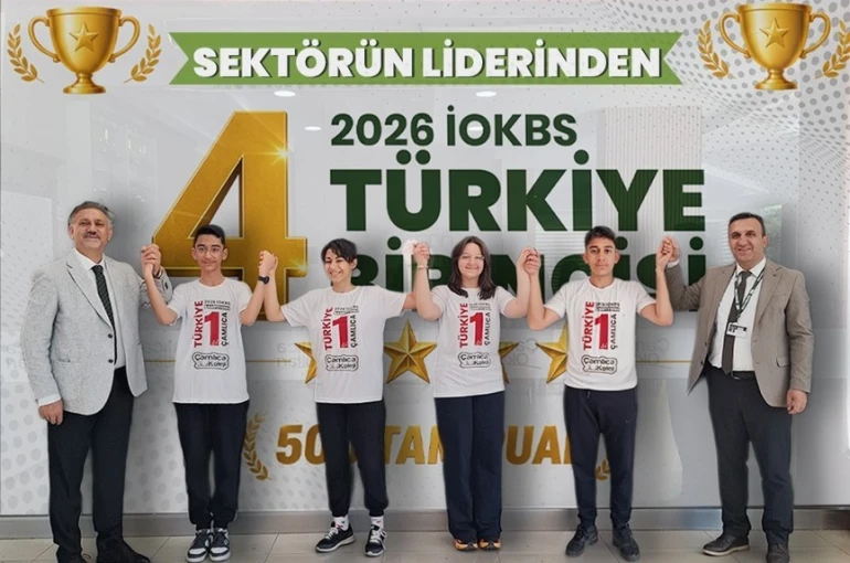 Çamlıca Koleji bursluluk sınavına damga vurdu: 4 Türkiye birincisi 
