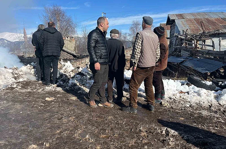 Çamyazı Köyü’nde korkutan yangın