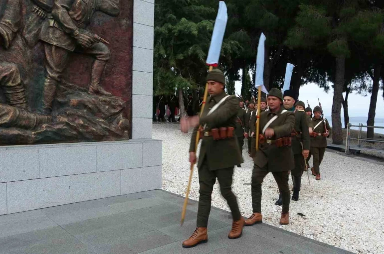 Çanakkale Kara Savaşları’nın 111’inci yıl dönümü tören provası yapıldı 