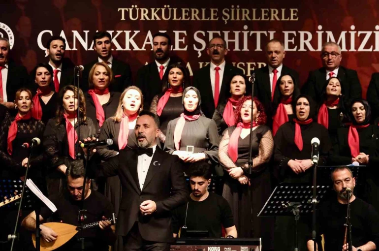 Çanakkale ruhu türkülerle yaşatıldı 
