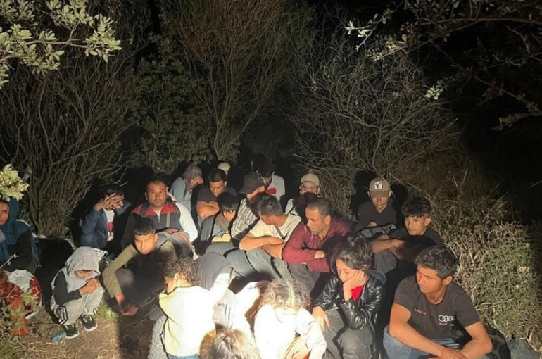 Çanakkale’de 34 düzensiz göçmen yakalandı 