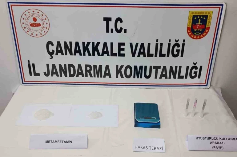 Çanakkale’de uyuşturucu operasyonu 