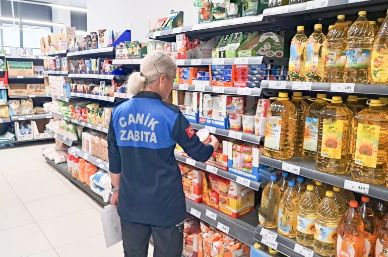 Canik’te market ve işletmelere denetim