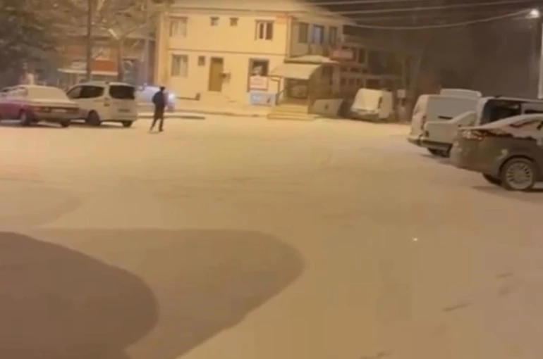 Çankırı’da kar yağışı etkili oldu