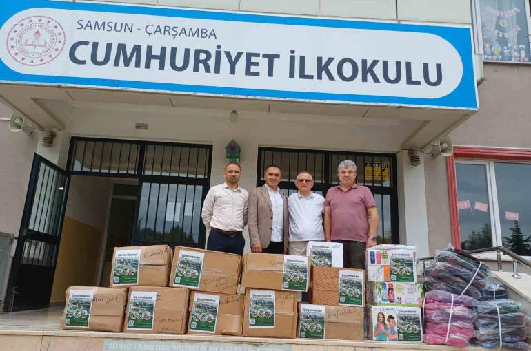 Çarşambalılardan eğitime destek: "Okul zili tüm çocuklar için çalsın" 