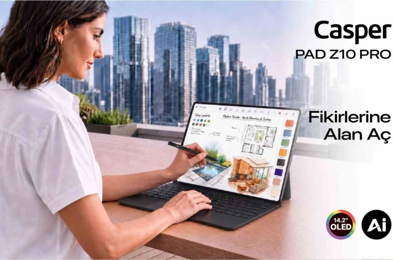 Casper’dan laptop gibi tablet: Casper PAD Z10 Pro