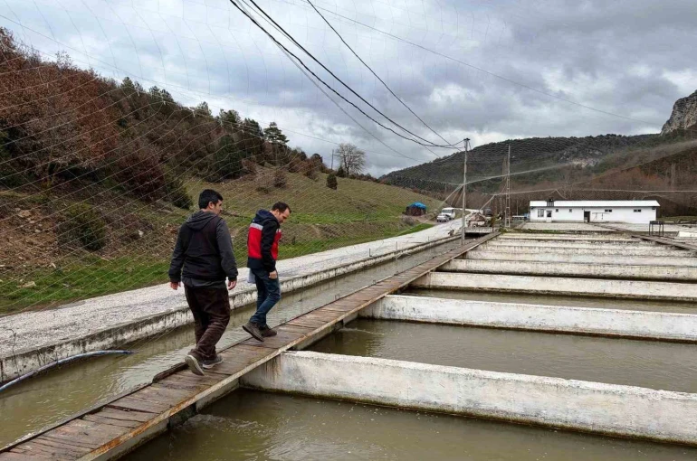 Çavdarhisar’da su ürünleri üretim tesislerinde denetim