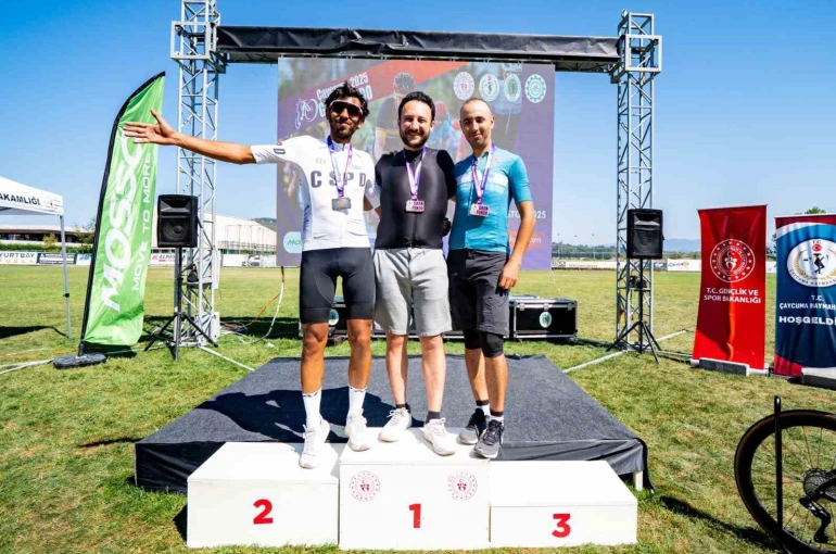 Çaycuma Granfondo’da Eskişehirli sporcu kürsüye çıktı 