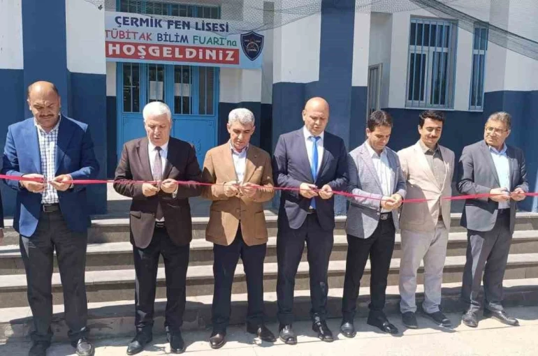 Çermik’te Bilim Fuarı açıldı 