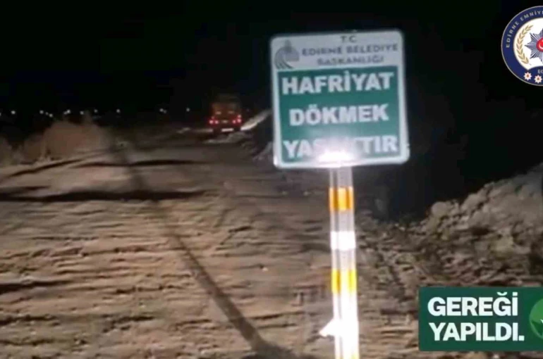 Çevreyi kirleten sürücüye 63 bin 592 lira ceza 