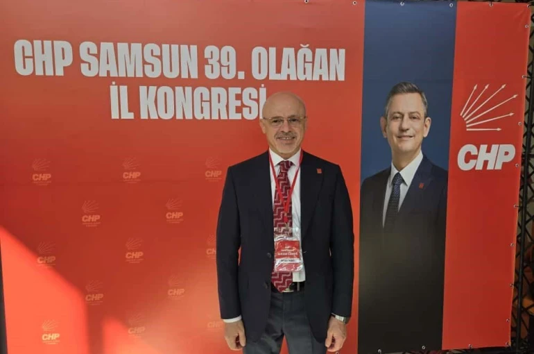 CHP Samsun İl Başkanlığına Mehmet Özdağ tekrar seçildi 