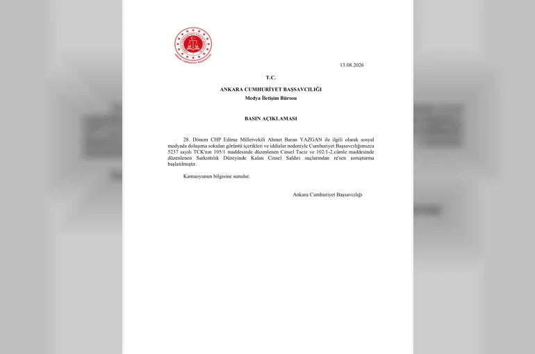 CHP’li Milletvekili Yazgan hakkında taciz iddiasıyla re’sen soruşturma başlatıldı