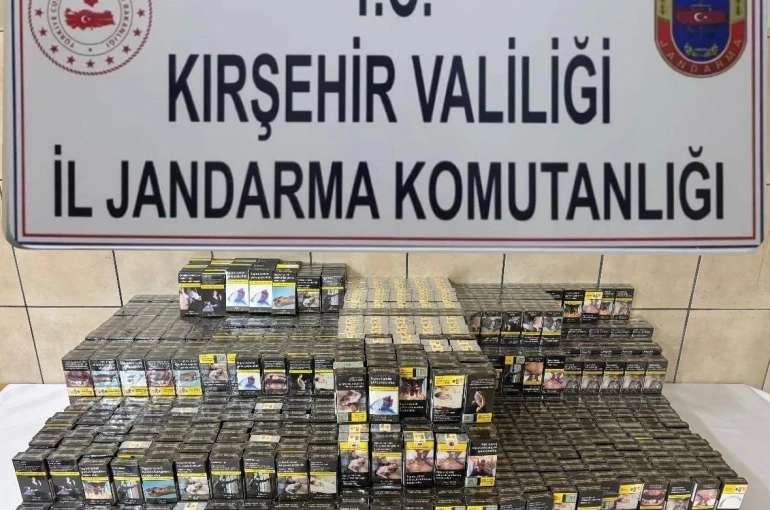 Çiçekdağı’nda kaçak sigara operasyonu 