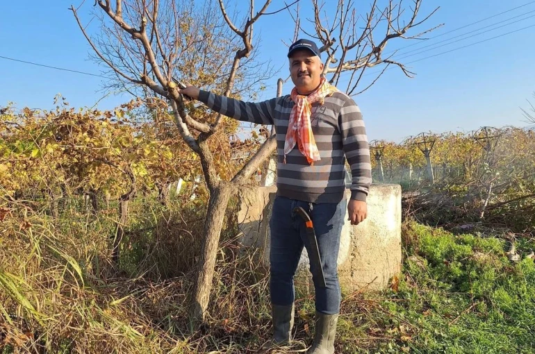 Çiftçinin mesaisi kışın da sürüyor 