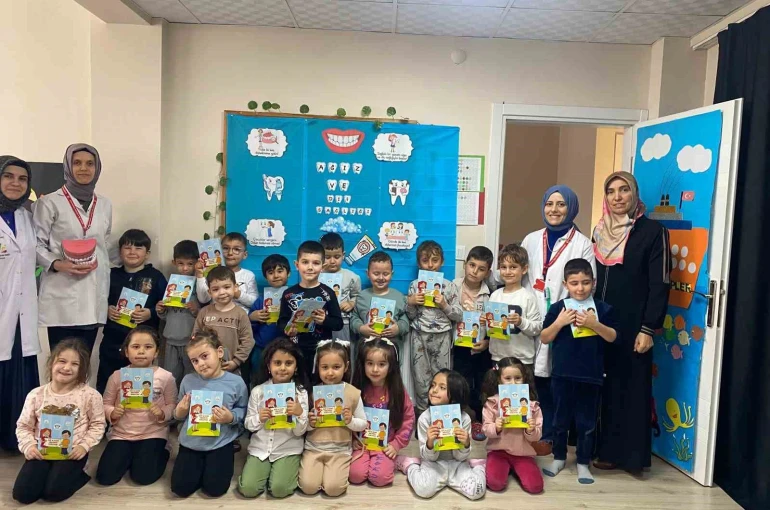 Çilimli’de miniklere sağlıklı gülüşler için eğitim 