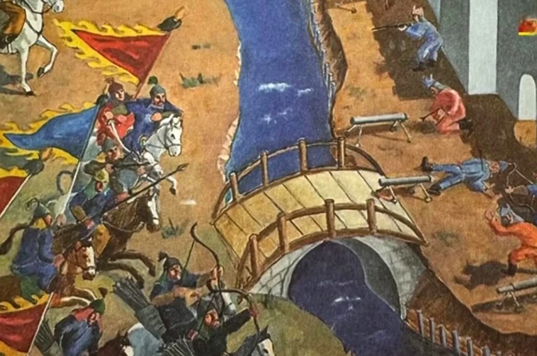 Çin’deki bir müzede Kırgızları ve Manas destanını tasvir eden resimler bulundu 