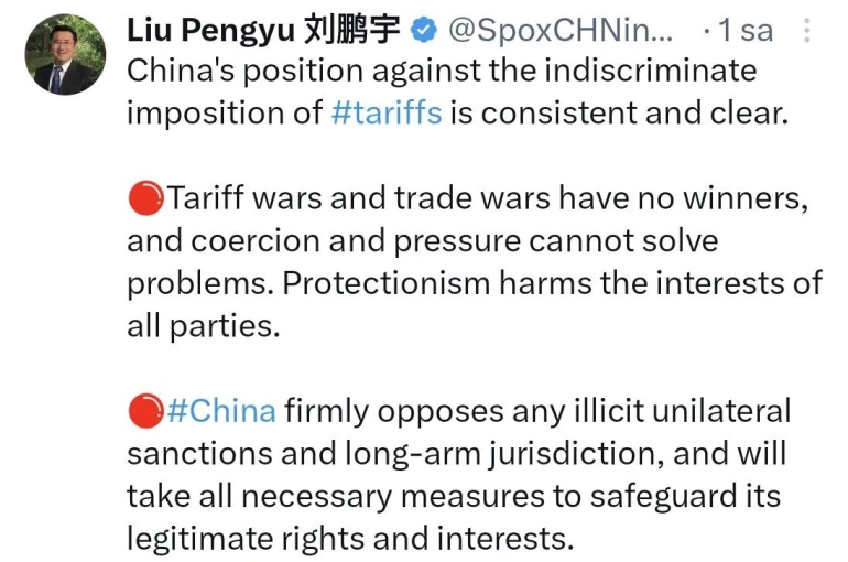 Çin’den Trump’ın İran ile iş yapan ülkelere yüzde 25 gümrük vergisi uygulama kararına tepki 