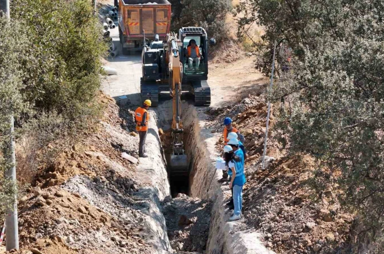 Çine’de 7 milyonluk altyapı yatırımı için start verildi
