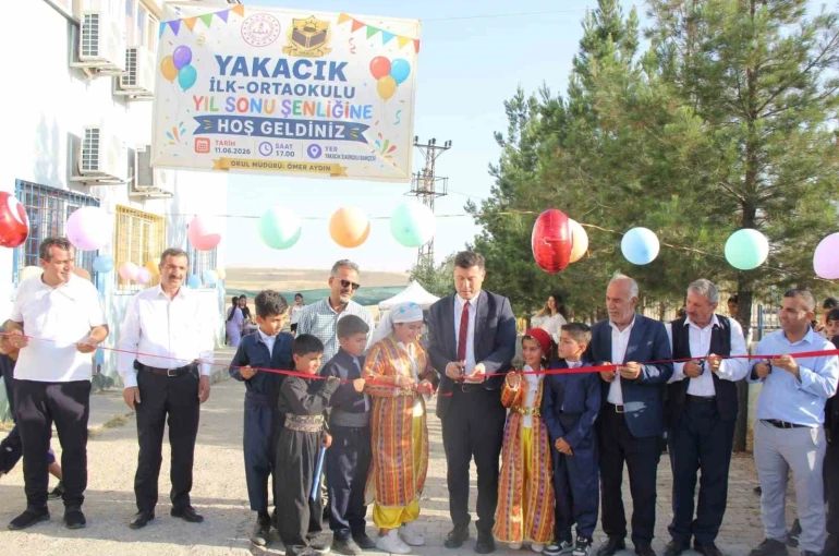 Cizre Yakacık İlk ve Ortaokulunda yıl sonu şenliği
