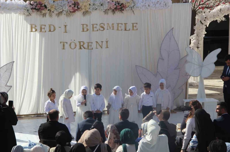 Cizre’de minik kalpler ’Bed-i Besmeleyle’ eğitime başladı 