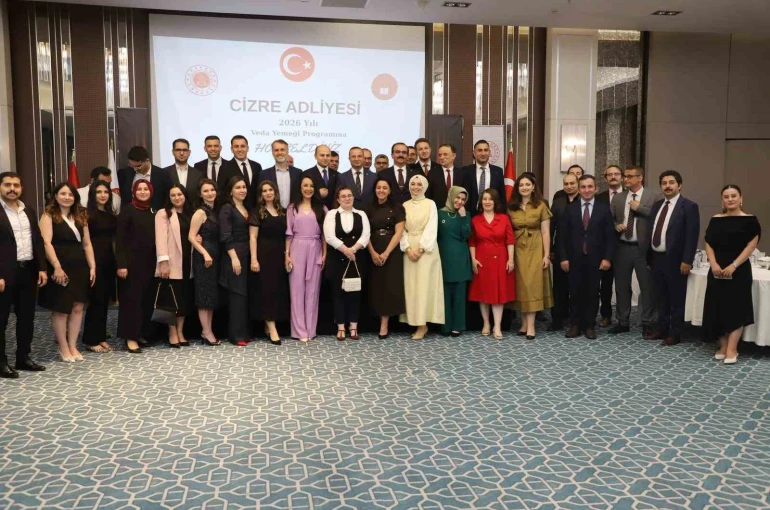 Cizre’de tayini çıkan hakim ve savcılar onuruna veda gecesi düzenlendi 