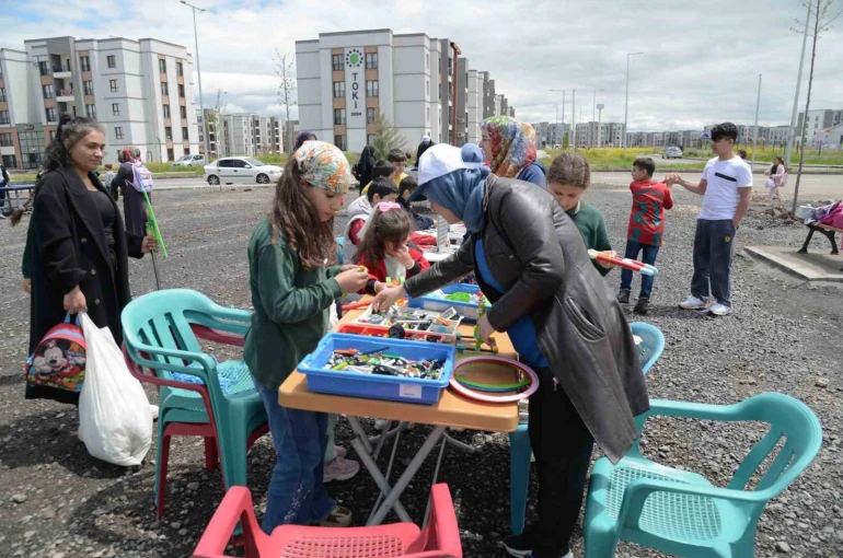 Çocuklar sokakta sporla buluştu 