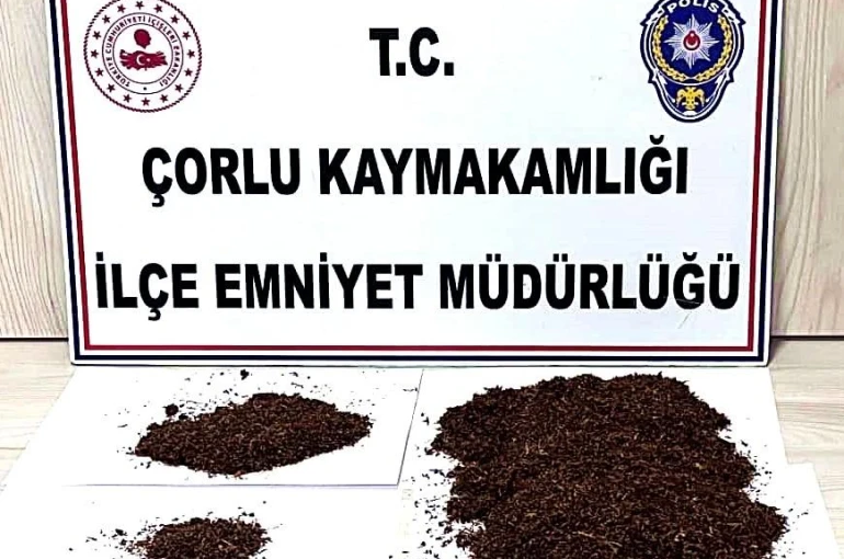Çorlu'da uyuşturucu operasyonu: 1 tutuklama