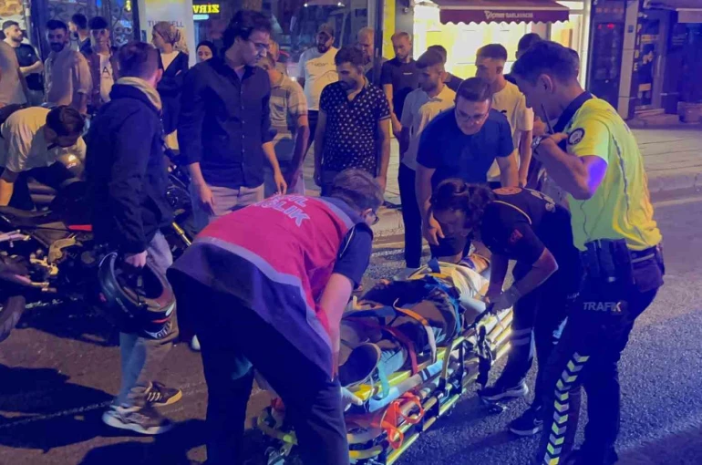 Çorlu’da trafik kazası: 2 yaralı 