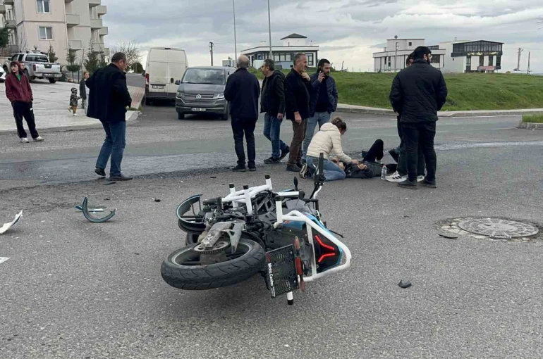 Çorlu’da trafik kazası: 2 yaralı 