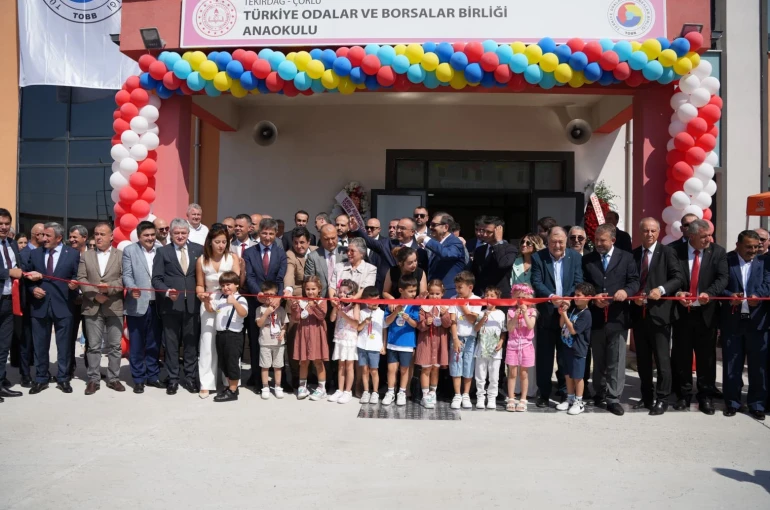 Çorlu’ya yeni anaokulu 