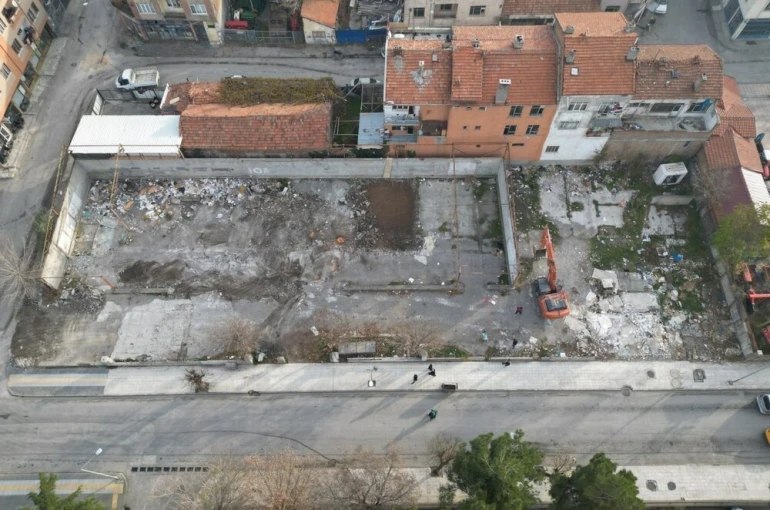 Çorum Belediyesi o alanı otoparka çeviriyor