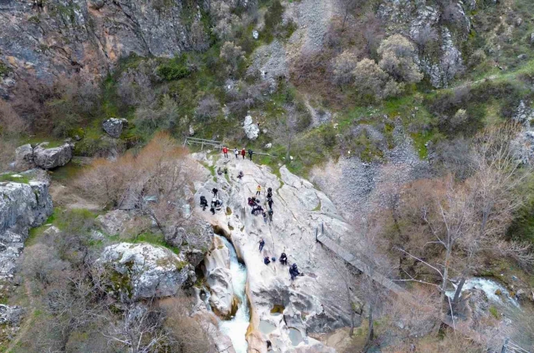 Çorum’da mest eden ilkbahar manzaraları