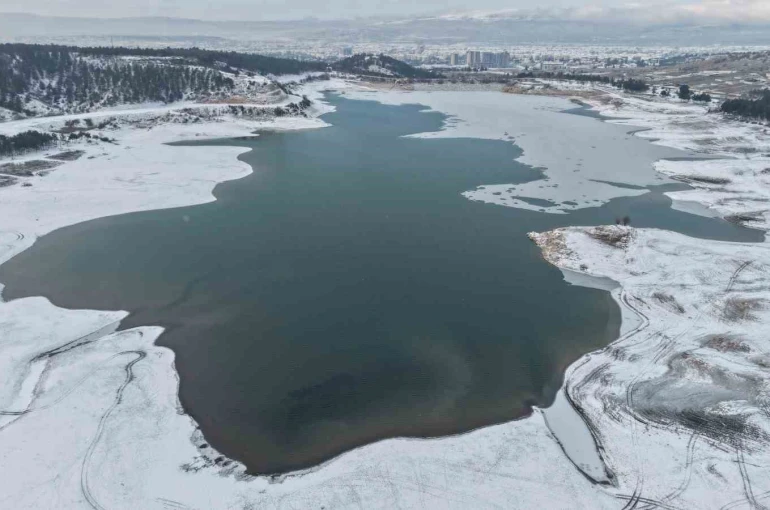 Çorum’da mest eden kar manzaraları 