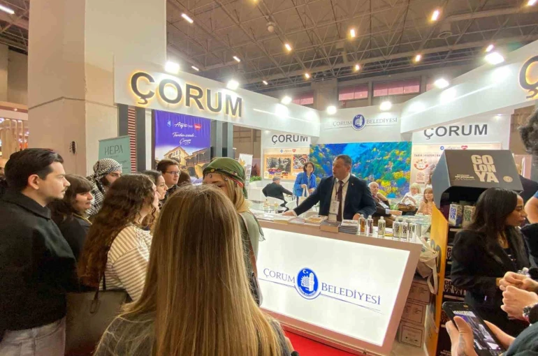 Çorum’un gastronomi zenginliği uluslararası fuarda tanıtıldı