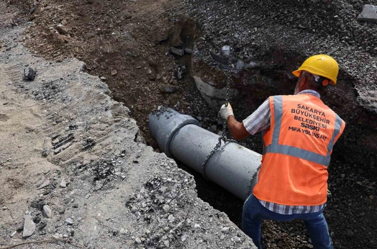 Çukurahmediye’nin yağmur ve atık suları yeni hat sayesinde güvenle taşınacak