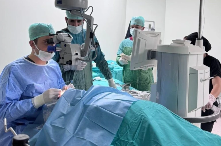 Çukurca’da katarak ameliyatı yapıldı 