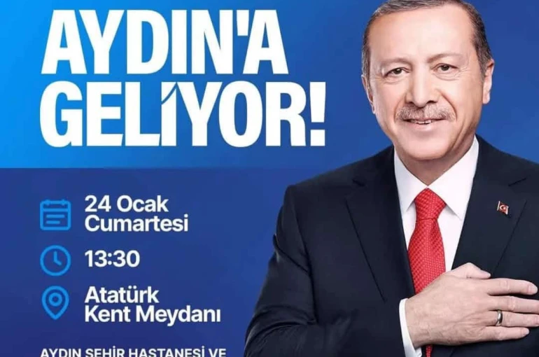 Cumhurbaşkanı Erdoğan Aydın’a geliyor 