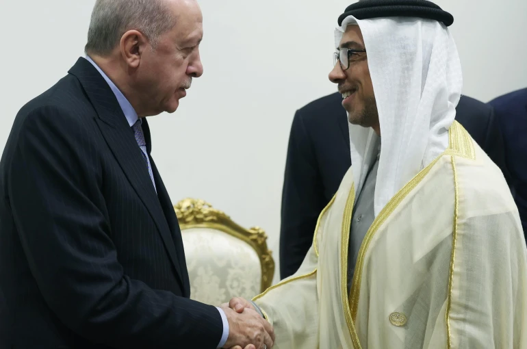 Cumhurbaşkanı Erdoğan, BAE Devlet Başkan Yardımcısı Al Nahyan ile görüştü