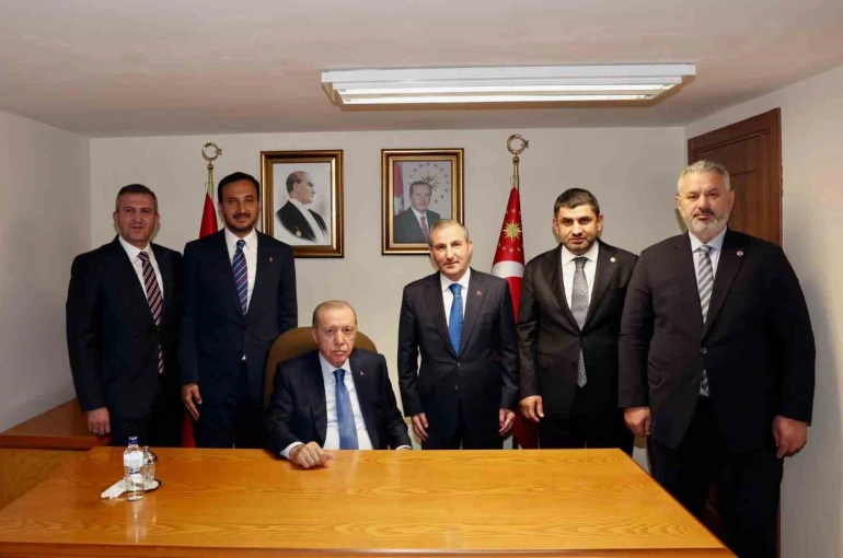 Cumhurbaşkanı Erdoğan Başkan Ali Tombaş’ı kabul etti 