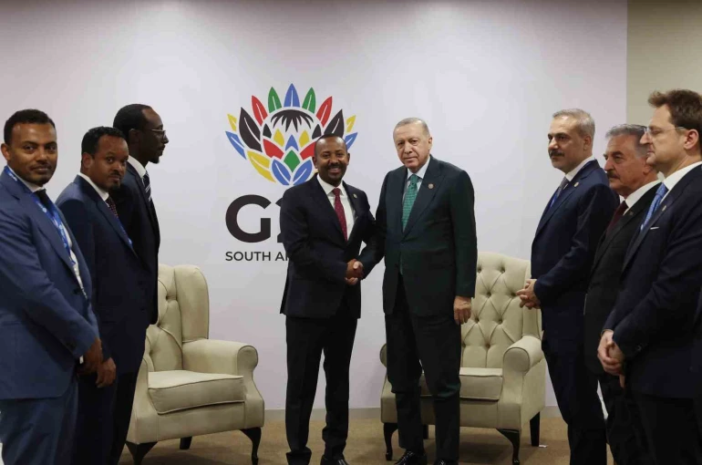 Cumhurbaşkanı Erdoğan, Etiyopya Başbakanı Ali’yi kabul etti 