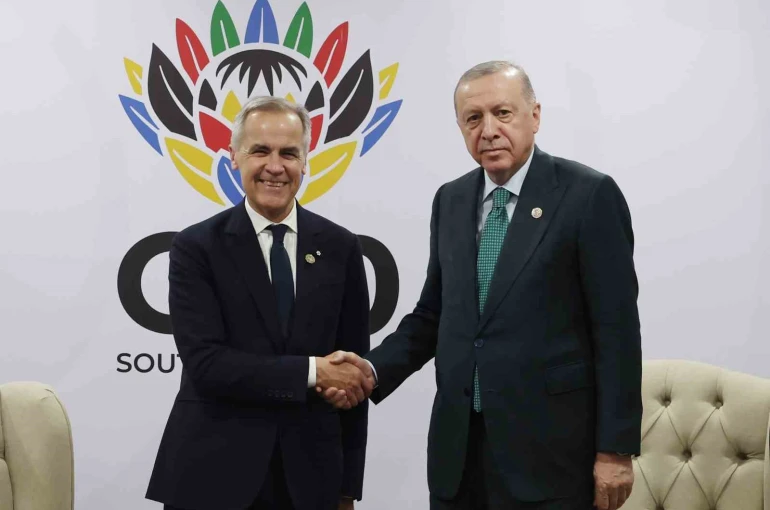 Cumhurbaşkanı Erdoğan, Kanada Başbakanı Carney ile bir araya geldi 