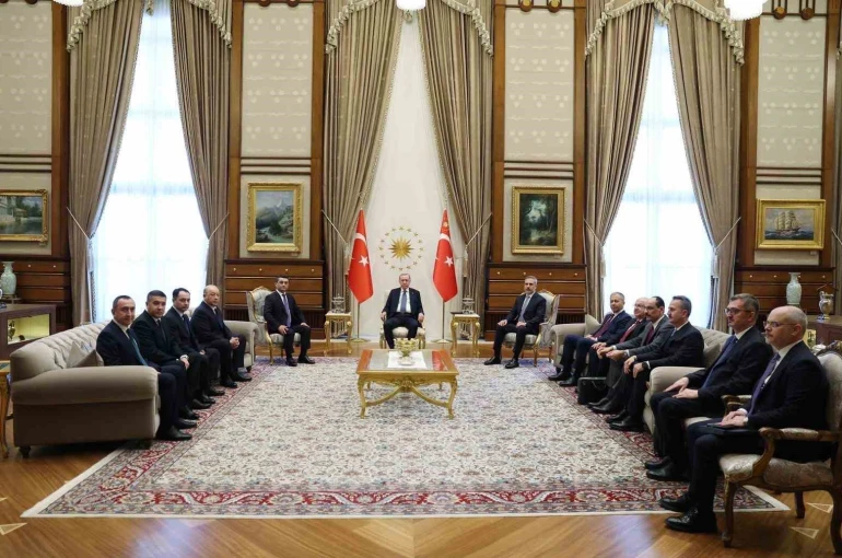 Cumhurbaşkanı Erdoğan, Özbekistan heyetini kabul etti 