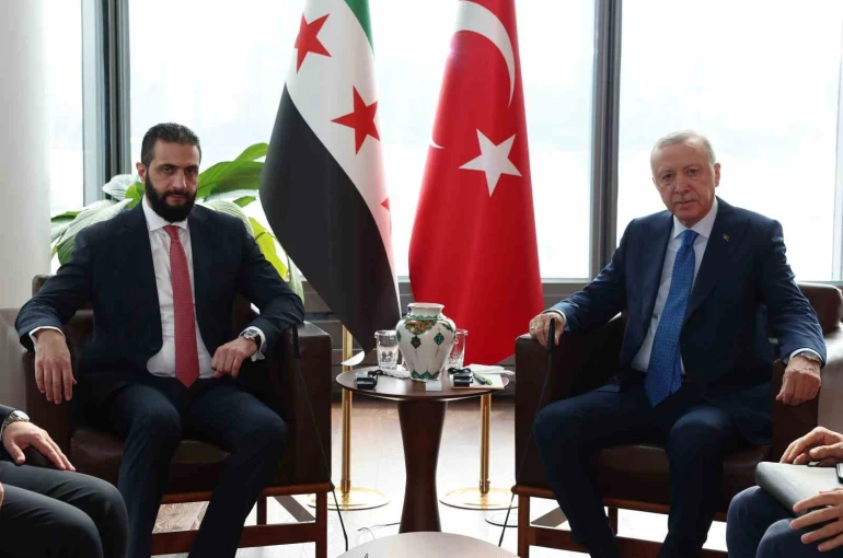 Cumhurbaşkanı Erdoğan, Suriye Devlet Başkanı eş-Şara ile bir araya geldi 