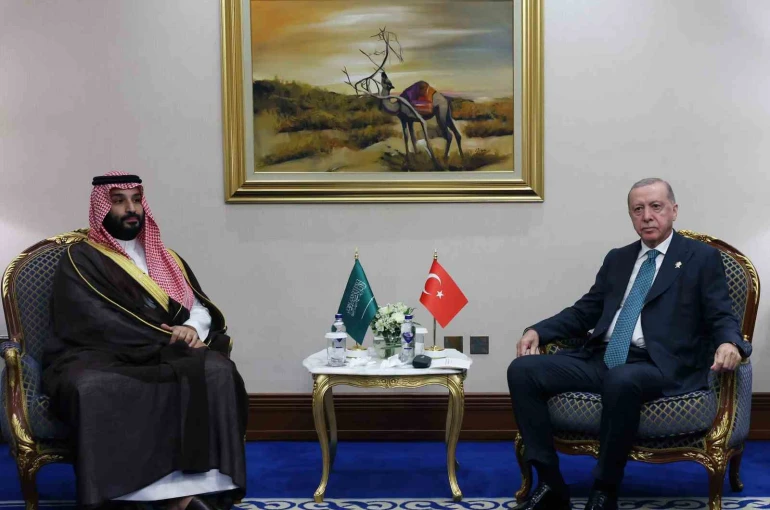 Cumhurbaşkanı Erdoğan, Suudi Arabistan Veliaht Prensi Selman ile görüştü 