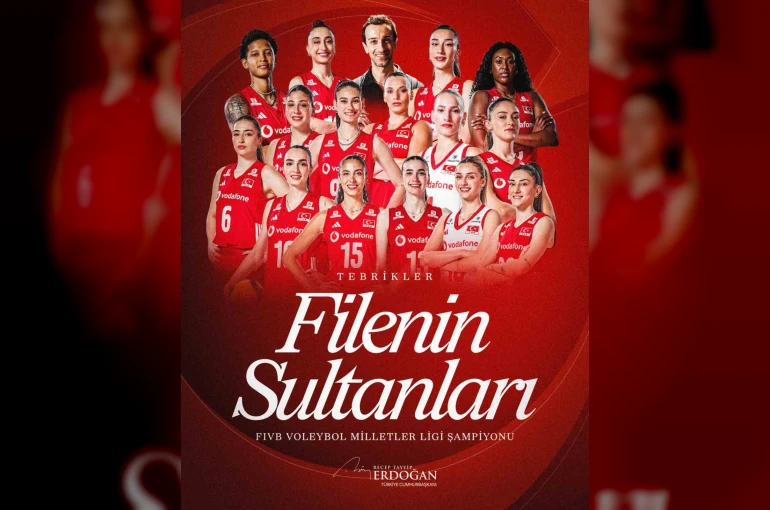 Cumhurbaşkanı Erdoğan’dan ’Filenin Sultanları’na tebrik 