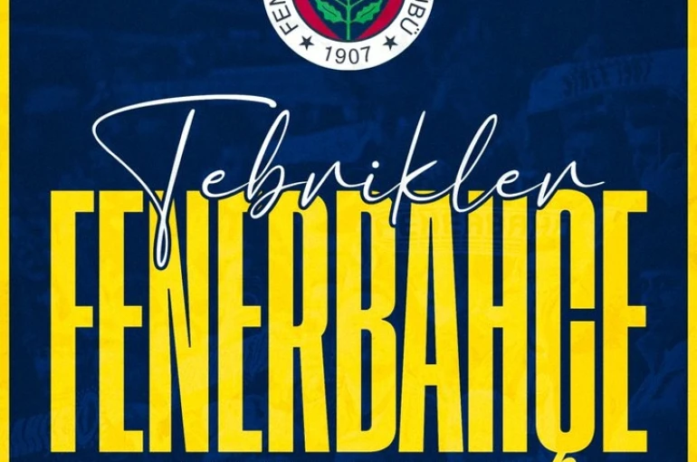 Cumhurbaşkanı Erdoğan’dan Süper Kupa’yı kazanan Fenerbahçe’ye tebrik 