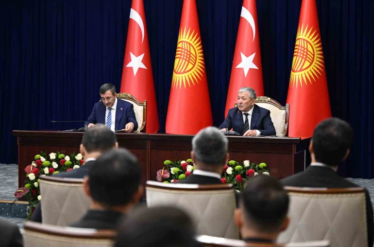 Cumhurbaşkanı Yardımcısı Yılmaz: "Türk müteahhitlik firmaları Kırgızistan’da 95 projeyi hayata geçirdi"